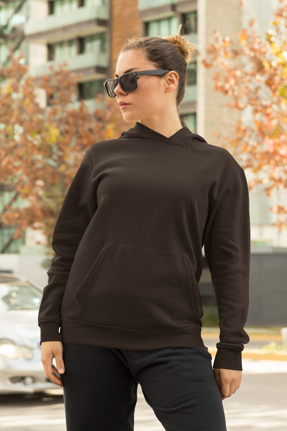Buy a stylish women's oversized hoodie in coffee brown. Stay cozy and trendy with this must-have wardrobe essential. Shop now!
