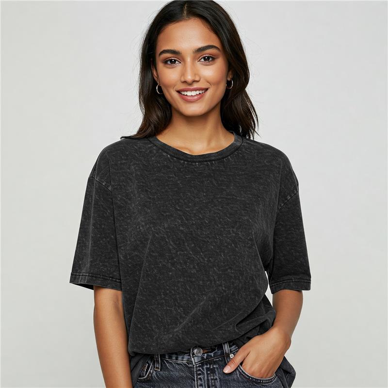 Acid Wash Oversized T-Shirt