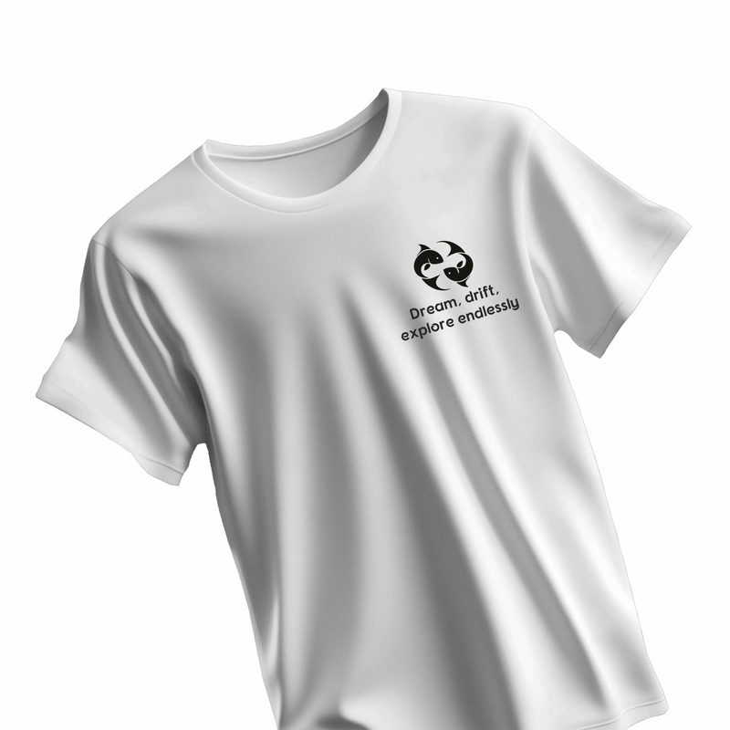 ★ PISCESS★ Handwritten Oversized T-ShirtWhite 5008225810 Buy Pisces Oversized T-Shirt For Men's & Women | Get 57