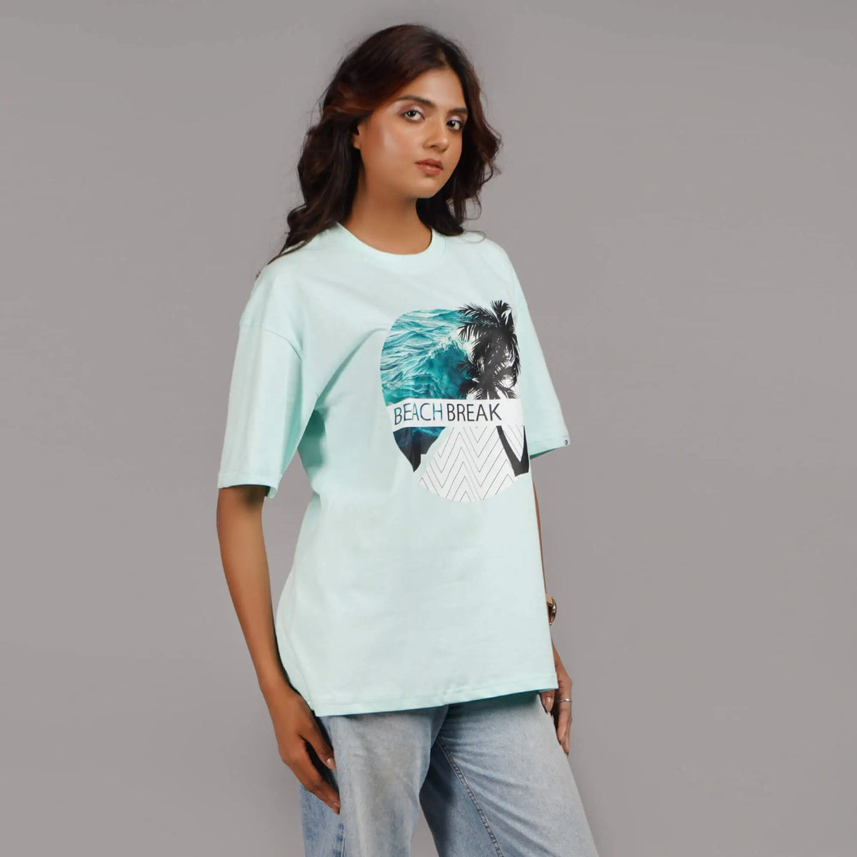 Beach Break : Buy oversized t shirt women | ladies loose t shirts  | baggy t shirt