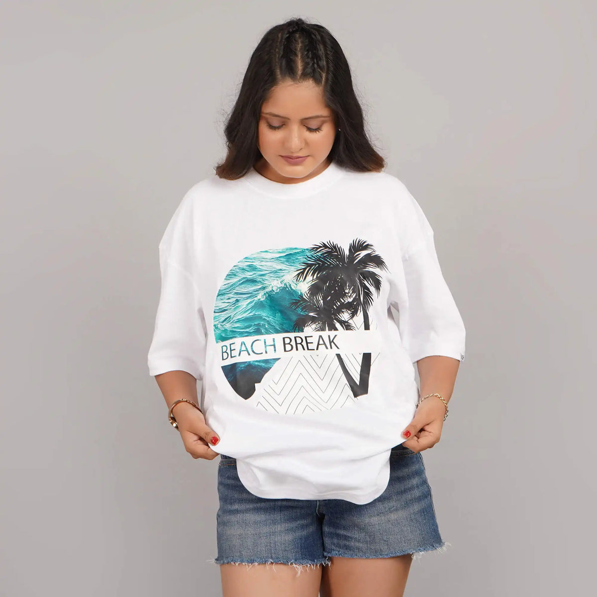 Buy oversized drop shoulder t shirt |  baggy t shirt women