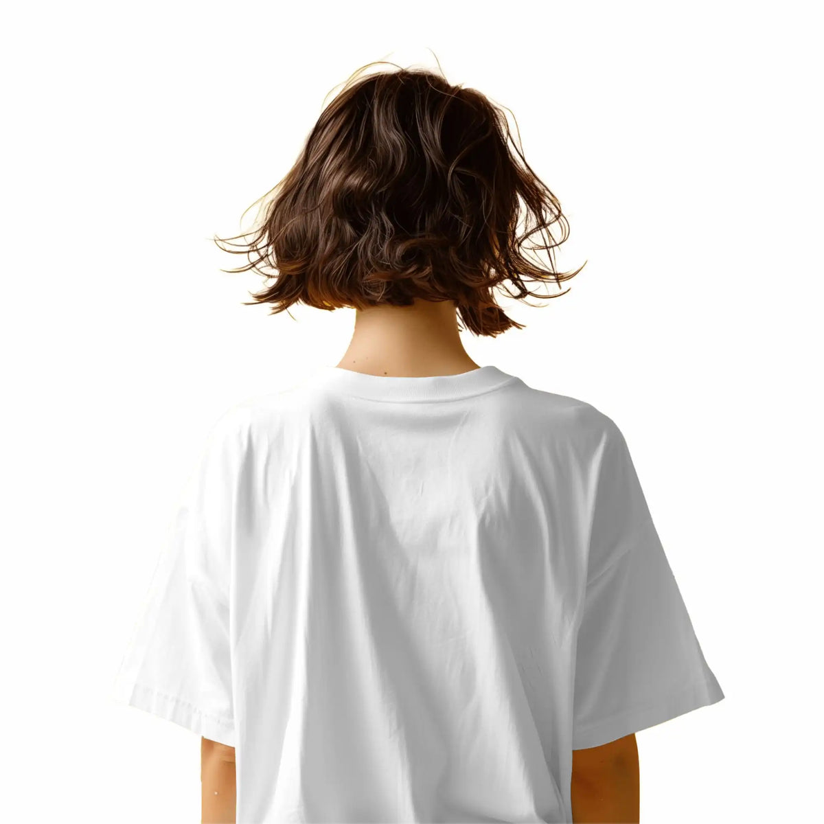 Buy Summer Vibes white oversized T-shirt with beach graphic, drop shoulders, and round collar. Made of cotton for relaxed fit. Shop online