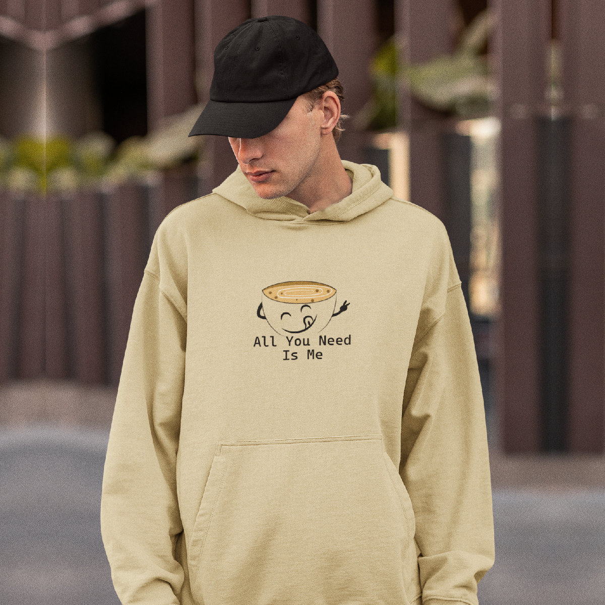 Buy a beige hoodie for men – perfect for casual wear and cozy comfort.
