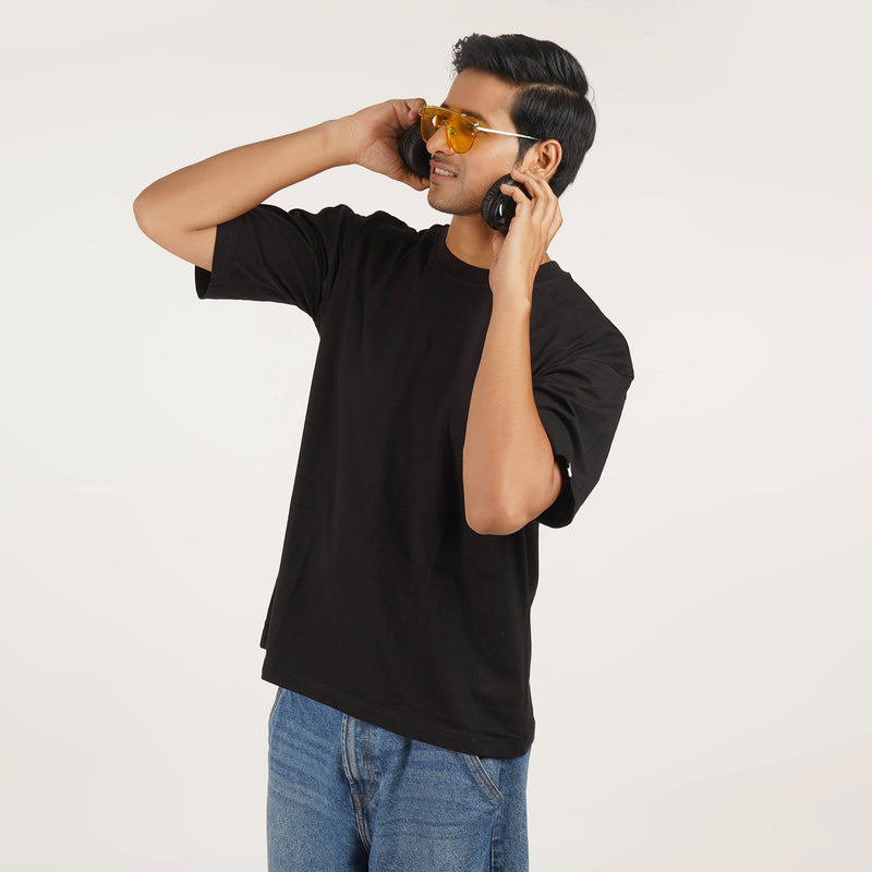 Reflective Cheetah : Buy online Reflective oversize t shirt for man's | Round Collar | Drop Shoulder | 100% Cotton