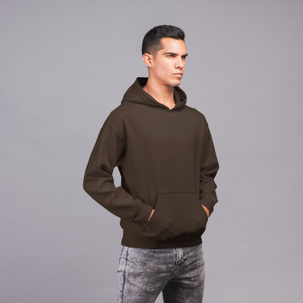 Coffee Brown Oversized Hoodie for Men – Trendy & Warm! Elevate your casual look with this premium hoodie. Buy now!