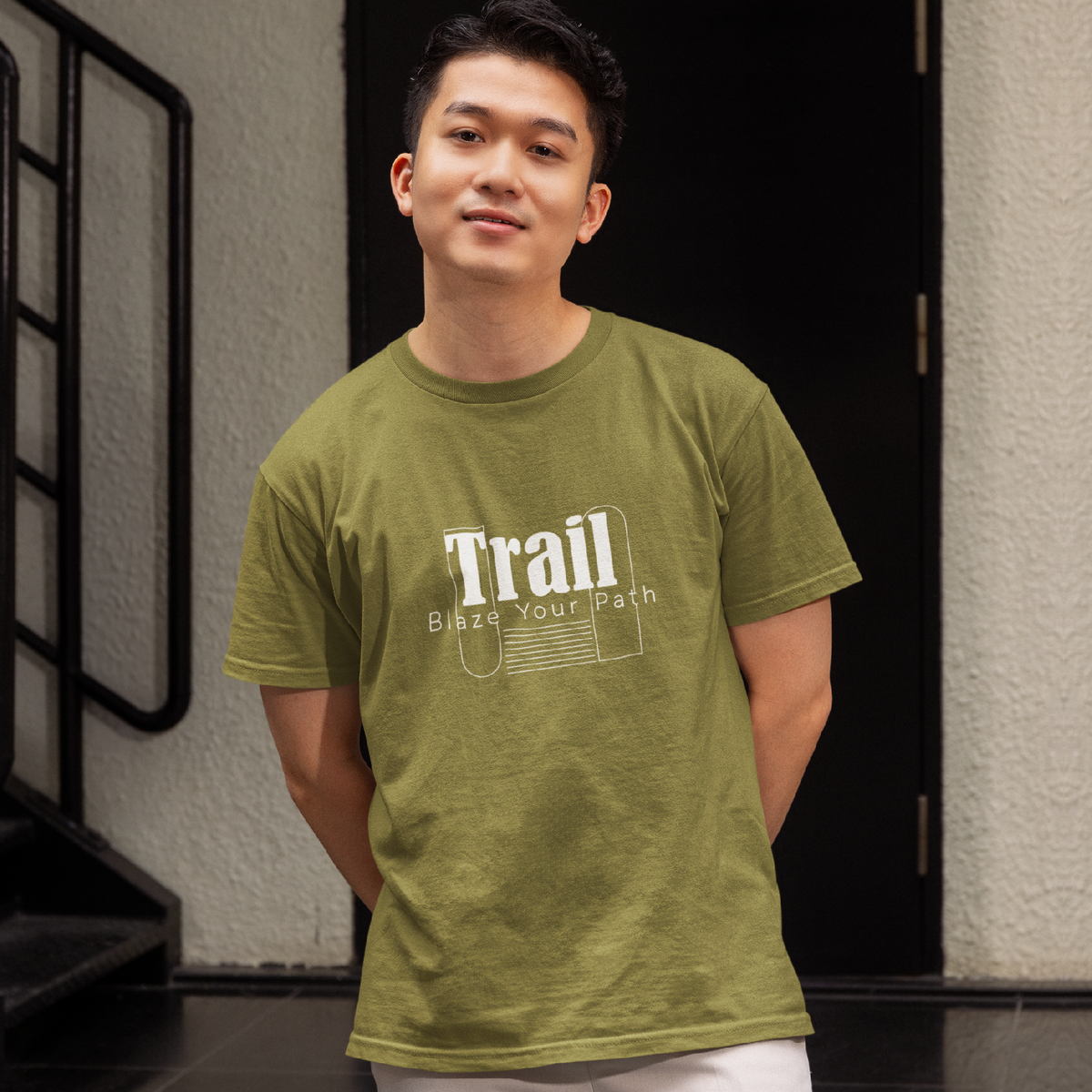 Dark Khaki Oversized T-Shirt – Trail Blaze Summer Edition – The ideal oversized t-shirt for a relaxed and effortless look.