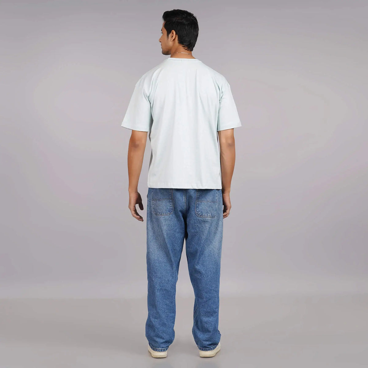 Get the stylish and loose fit oversized t-shirt in Aqua Blue from Only Biker. Ideal for casual wear