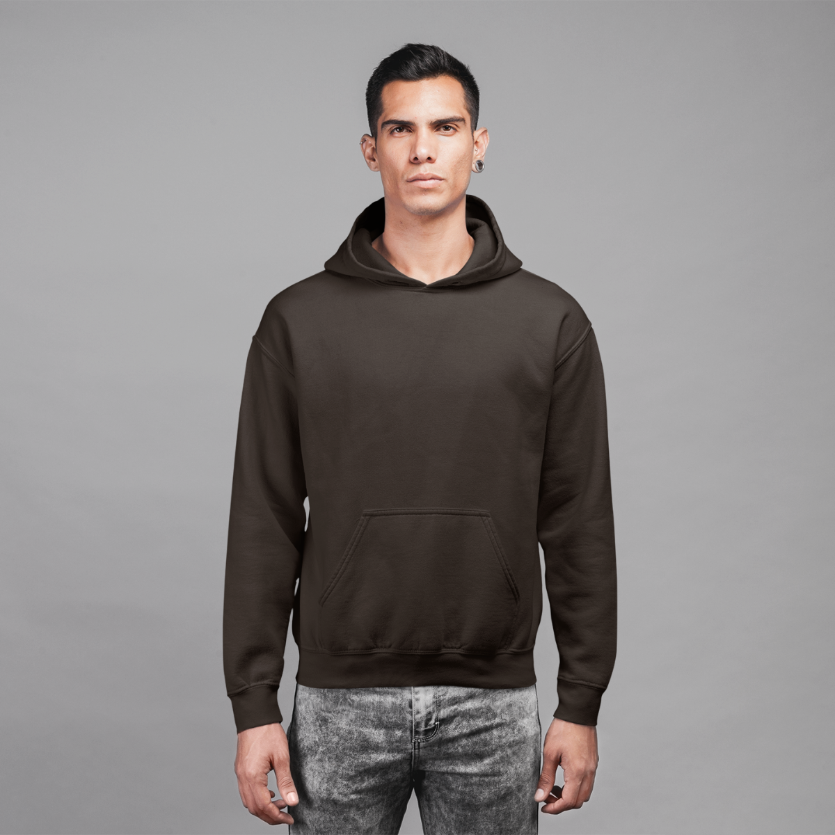 Stay Cozy with Men’s Oversized Hoodie in Coffee Brown! A stylish and comfortable must-have. Shop now for the best deal!