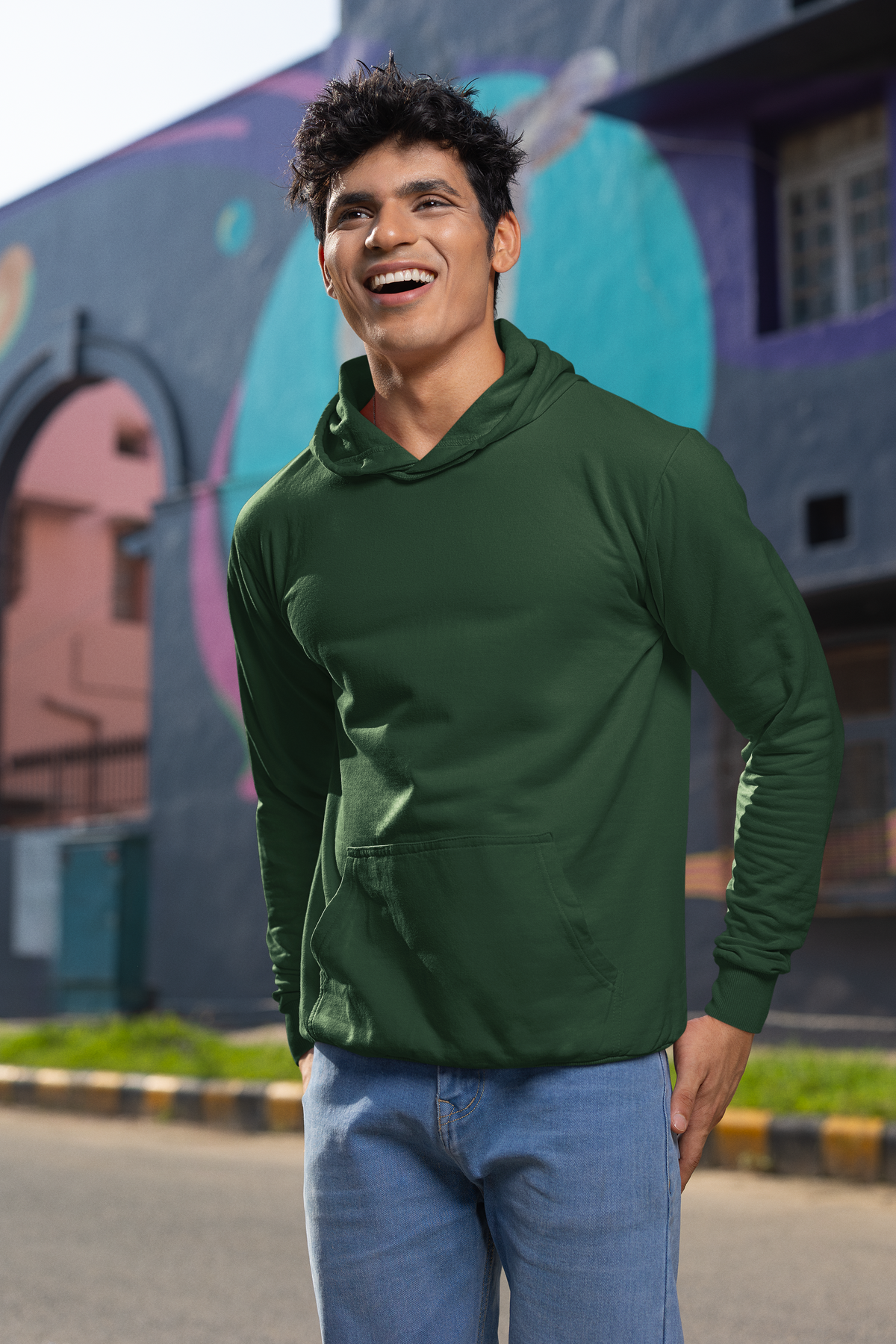 Stay Stylish with Men’s Oversized Hoodie in Olive Green! A perfect blend of comfort and fashion. Shop now for the best deal!