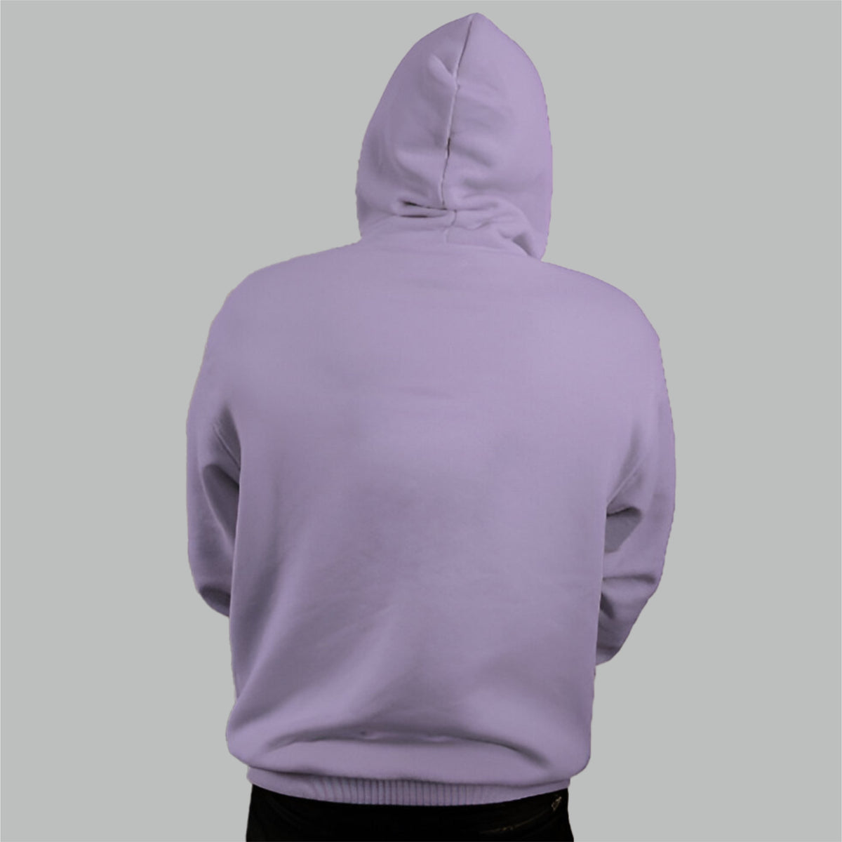 Men's oversized hoodie in lavender, a trendy choice for couples. Essential hoodie for men, offering style and comfort in one.