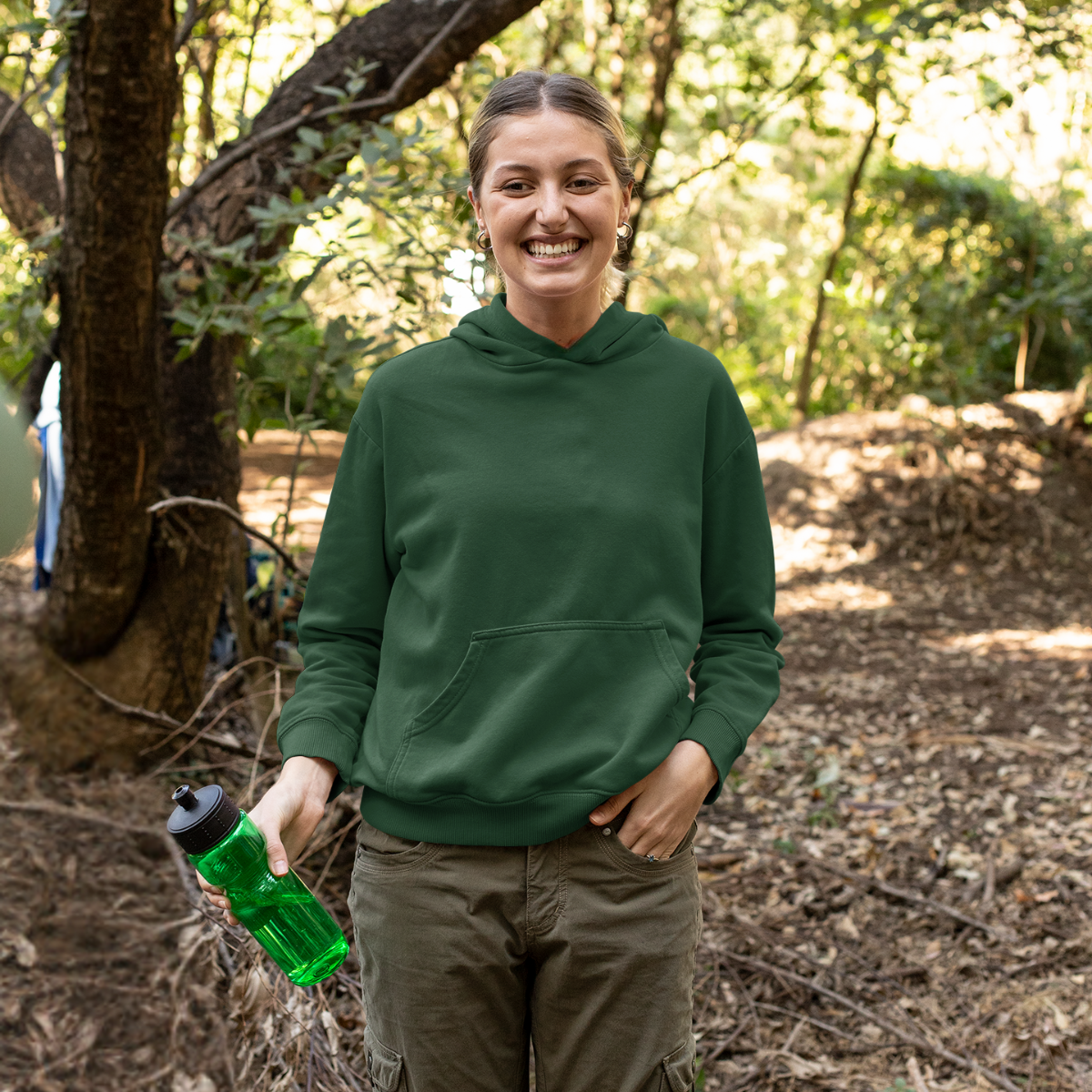 Upgrade your wardrobe with a chic Olive Green Oversized Hoodie for Women. Soft, warm, and effortlessly stylish. Limited stock available!