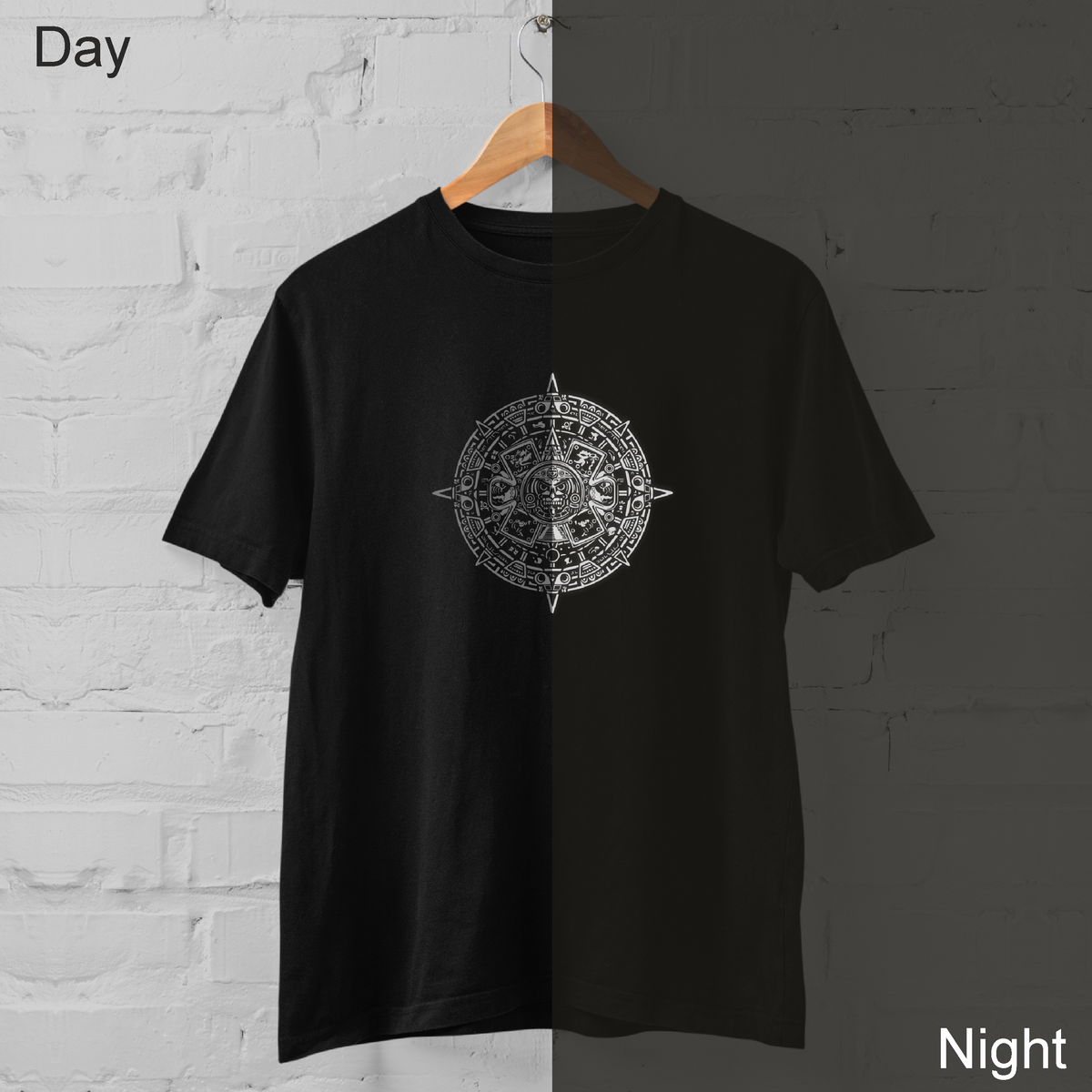 Oversized Chakra Reflective T-Shirt – Black Streetwear Essential – Elevate your style with this eye-catching reflective t-shirt.