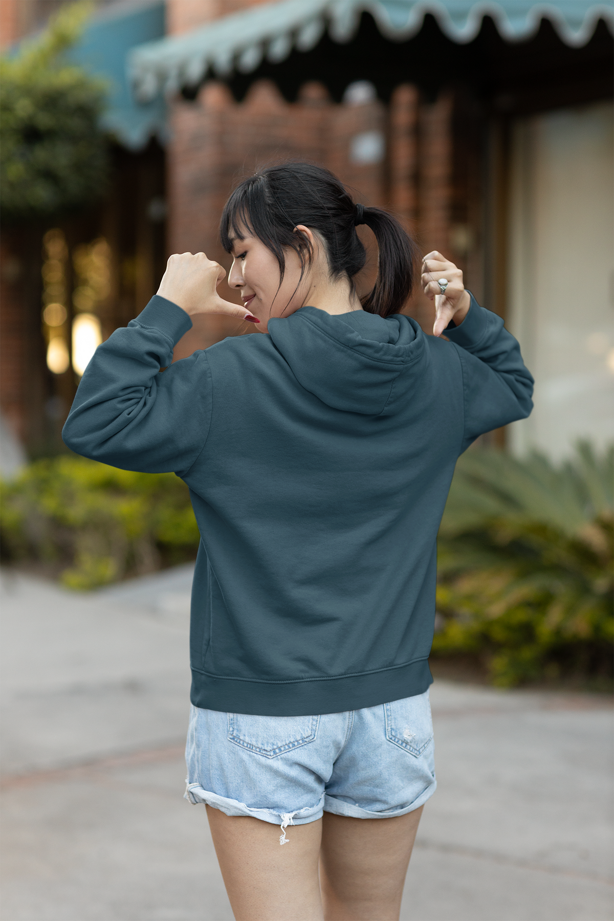 Shop the Women’s Oversized Hoodie in Teal Green—stylish, cozy, and perfect for any occasion. Grab yours now for a trendy look!