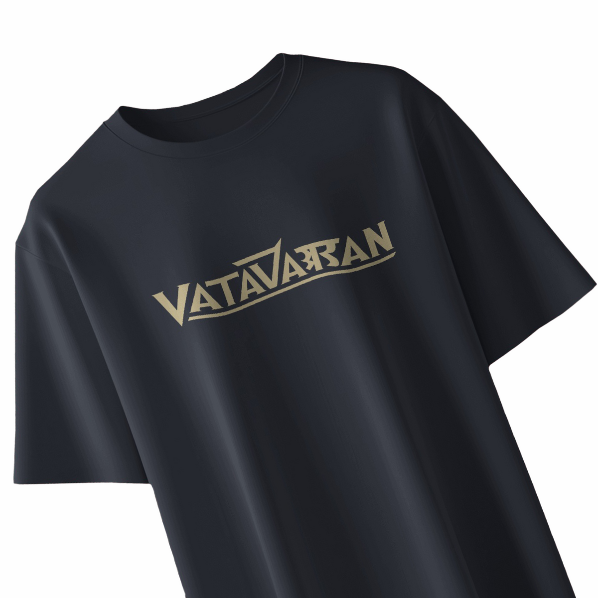 Front View of Vatavaran Women's Oversized T-Shirt – A stylish and comfortable oversized T-shirt for women, perfect for casual wear.
